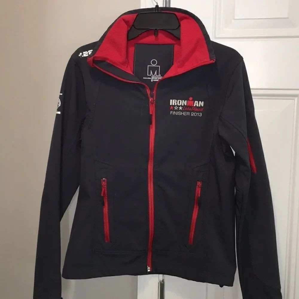 2013 Lake Placid Womens Triathlon Marathon Cycling Running Swim Finisher Jacket